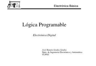 Lógica Programable Electrónica Digital