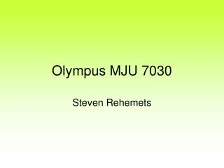 Olympus MJU 7030