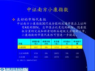 良好的市场代表性