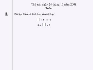 Th ứ s á u ng ày 24 th áng 10 n ă m 2008