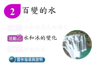 百變的水