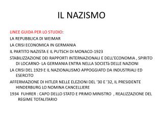 IL NAZISMO