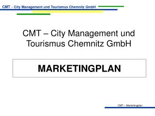 CMT – City Management und Tourismus Chemnitz GmbH