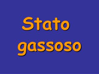Stato gassoso