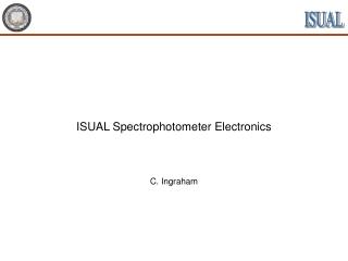 ISUAL Spectrophotometer Electronics