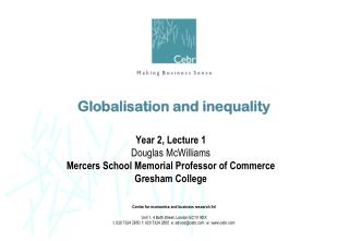 Globalisation and inequality
