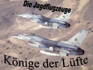 Die Jagdflugzeuge