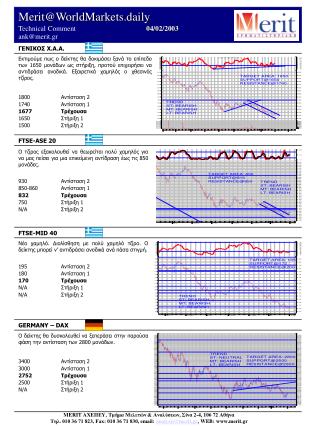 Merit@WorldMarkets.daily Technical Comment 	 	 04 / 02/2003 ank@merit.gr