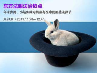 东方法眼法治热点
