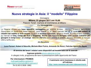 Nuove strategie in Asia: il “modello” Filippine