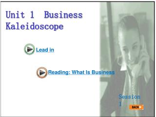 Unit 1 Business Kaleidoscope