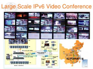 Large Scale IPv6 Video Conference