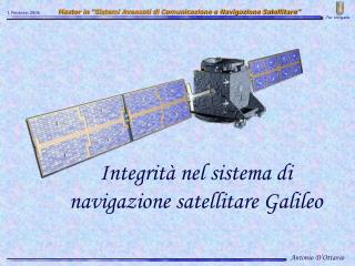 Integrità nel sistema di navigazione satellitare Galileo