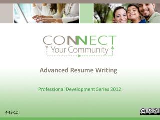 Advanced Resume Writing