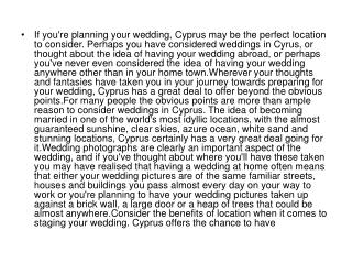 If you're planning your wedding