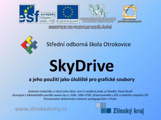 SkyDrive a jeho použití jako úložiště pro grafické soubory