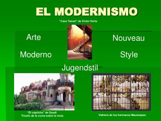 EL MODERNISMO