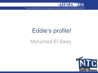 Eddie’s profile!