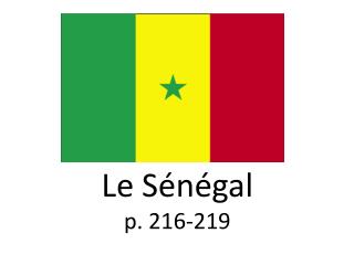 Le Sénégal p . 216-219