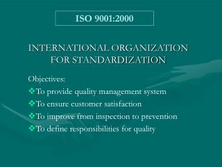 ISO 9001:2000