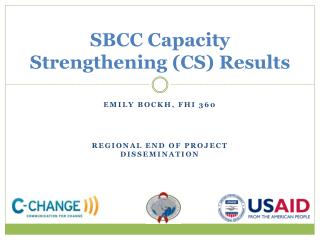 SBCC Capacity Strengthening (CS) Results