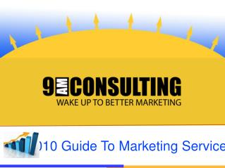 The Guide to Online Marketing Services