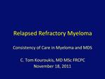Relapsed Refractory Myeloma