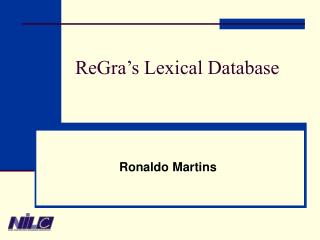 ReGra’s Lexical Database