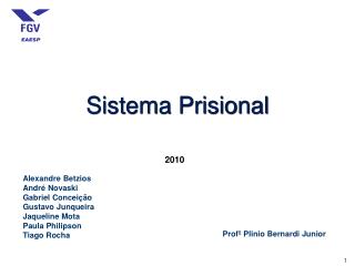 Sistema Prisional