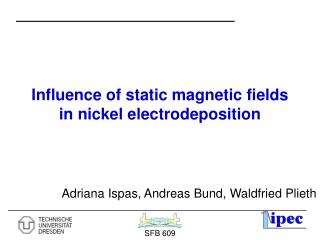 Influence of static magnetic fields in nickel electrodeposition