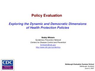 Policy Evaluation