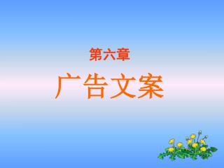 第六章 广告文案