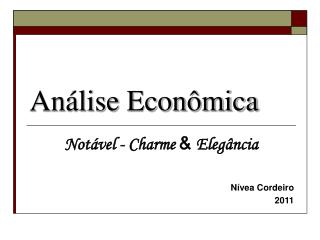 Análise Econômica