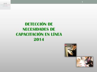 DETECCIÓN DE NECESIDADES DE CAPACITACIÓN EN LÍNEA 2014