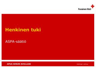 Henkinen tuki