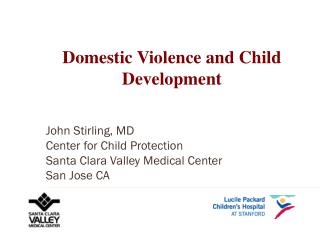 Domestic Violence and Child Development