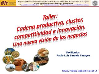 Facilitador: Pablo Luis Saravia Tasayco