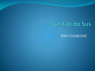 Gestão do Sus