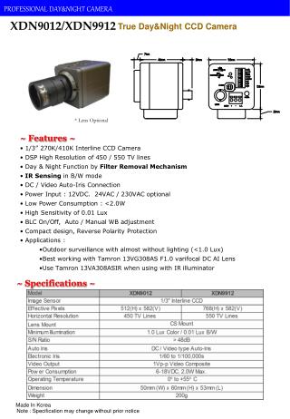 PROFESSIONAL DAY&amp;NIGHT CAMERA