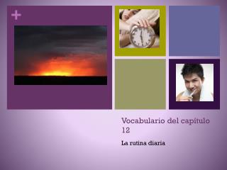 Vocabulario del capítulo 12