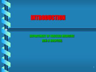 INTRODUCTION