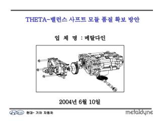 THETA- 밸런스 사프트 모듈 품질 확보 방안