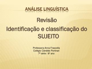 Análise linguística