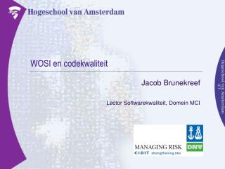 WOSI en codekwaliteit