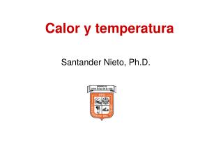 Calor y temperatura