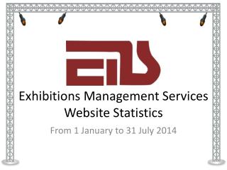 Exhibitions Management Services Website Statistics