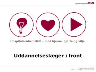 Uddannelseslæger i front