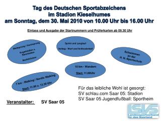 Tag des Deutschen Sportabzeichens im Stadion Kieselhumes