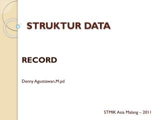 STRUKTUR DATA