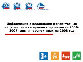 Финансирование приоритетных национальных проектов в 2006-2008 годах